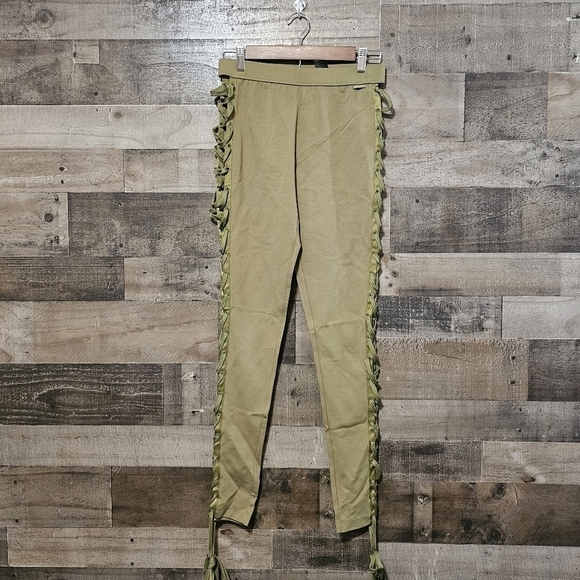 New FENTY PUMA Boxing Bomber Lace-Up Pants Thight - Picture 9 of 11